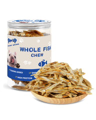 PAWUP merienda de pescado entero para perros, premio natural para entrenar.