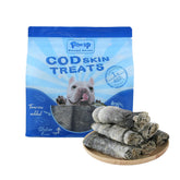 PAWUP Piel de bacalao para perros: snack en envase, masticable y natural.