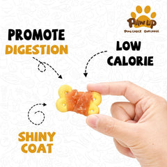 PAWUP texture tendre et mâchable, idéale pour les chiens gourmands et sensibles