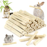 PEASUG empaque sellado: palitos de bambu dulce listos para masticar en la jaula.