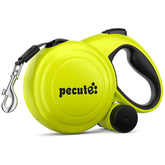 Pecute correa retractil para perros con control por botón, paseos seguros y cómodos.