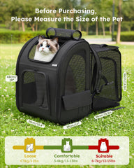 Pecute Mochila gato Oxford impermeable protege a tu mascota.