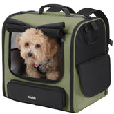 Mochila pecute porta-gatos interior espacial para libertad de movimiento