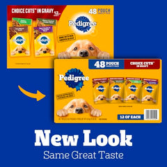 Textura suave de Pedigree Choice Cuts en plato, foco en suavidad