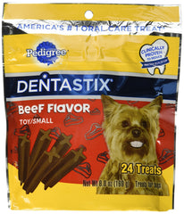 Pedigree Dentastix empaque 6 oz 24 premios para cuidado dental diario
