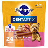 Pedigree Dentastix empaque de 5 oz, ideal para cuidado dental diario.