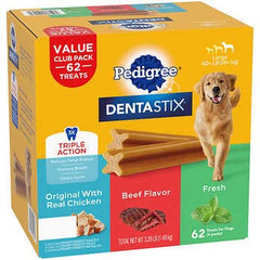 Dentastix Pedigree: sabores Original Ternera Fresco para uso diario