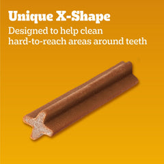 Pedigree Dentastix masticables para perros pequeños con sabor carne.