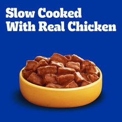 Pedigree alta proteína, carne de pollo y pavo, suave en salsa.