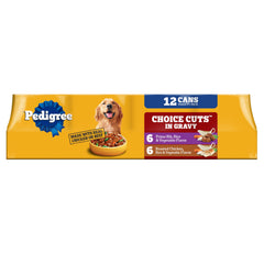 Pedigree trozos selectos en salsa, lata 01, ideal para comida diaria