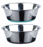 PEGGY11: tazones antideslizantes de acero inoxidable para perros, estables y sin derrames.