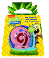 Gary mini ornamento de Penn-Plax para acuario con Bob Esponja, ideal para tanques pequeños.