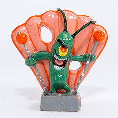 Penn-Plax Plankton mini ornamento base resistente estable.