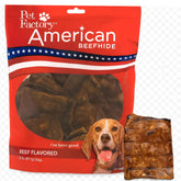 Pet Factory chips de res americano: trozos grandes para masticación prolongada