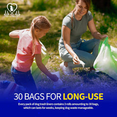 Pet Fit For Life bolsas con dispensador, facilita reemplazo rápido y manejo limpio de residuos.
