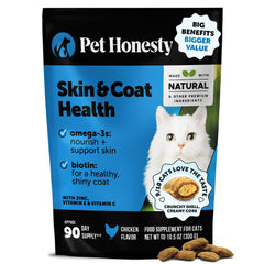 Pet Honesty para gatos, textura crujiente-cremosa, piel suave