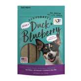 Pet Jerky Factory pato-arándano 5oz: snack premium de proteína para perros