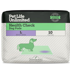 Pet Life Unlimited almohadilla de salud para perros 22x22, uso diario para monitorear hábitos de baño.