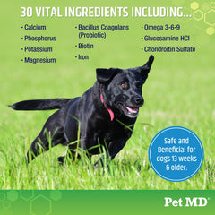 Pet MD 5en1 – piel y pelaje saludables, nutrición esencial