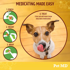 Pet MD Wrap A Pill textura cremosa facil de aplicar