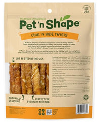 Pet 'n Shape ingredientes naturales en pollo envuelto en piel de res