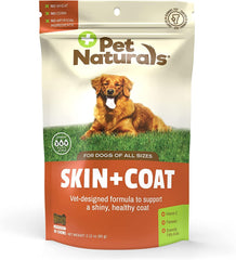 Pet Naturals bocaditos con aceite de salmon para piel suave y pelaje brillante