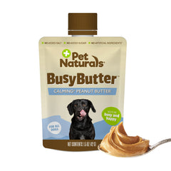 Etiqueta orgánica de BusyButter de Pet Naturals