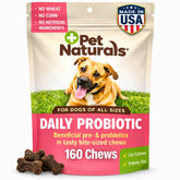 Pet Naturals Probiotics para perros: botella para uso diario con apoyo digestivo