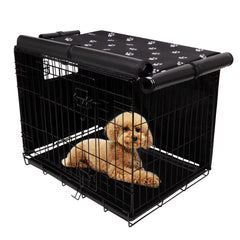 Pet Prime cubierta para jaula 24 pulgadas, vista lateral, facilita acceso cómodo para la mascota.