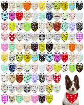 PET SHOW bandana con huellas sin costuras para paseos diarios y estilo.