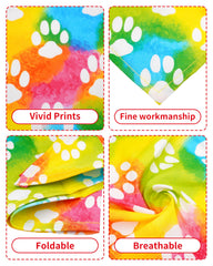 PET SHOW bandanas diseños diversos: patrones de patitas para cada ocasión.