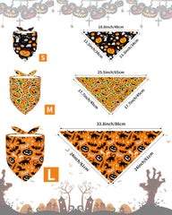 PET SHOW bandana Halloween fantasma sin costura, perfecta para celebraciones y retratos.