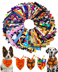PET SHOW bandana con diseño fantasma para perro grande, ideal para paseos festivos y fotos.
