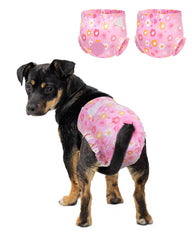 Pet Soft panales para perros hembra, ajuste de cola para mayor comodidad.