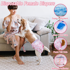 Pañales Pet Soft XS, agujero de cola ajustable para mejor ajuste.