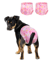 Pet Soft: pañales para perros hembra con ajuste de cola de espuma para comodidad.