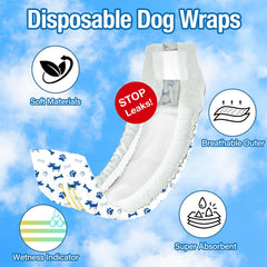 Pañales Pet Soft con ajuste de velcro para un mejor confort.