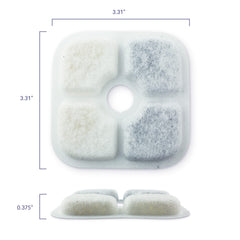 Conjunto de filtros PET STANDARD compatibles con Catit PIXI para uso diario.