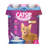 PetAg Cat-Sip leche real 8 oz, frente del envase, ideal para hidratar gatos.