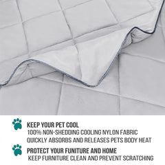 PetAmi Cobija para sofa, protección de muebles y descanso cómodo.