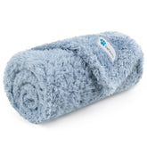Manta PetAmi para perros pequeños azul, suave y cálida para dormir