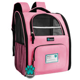 PetAmi mochila transporte perro-gato entrada-lateral, ideal para viajes y paseos sin estrés
