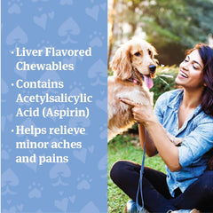 PetArmor Aspirin helps relieve dog pain for daily activities.