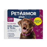 PetArmor Plus: empaque de tres dosis para protección de tres meses.