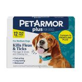 PetArmor Plus para perros medianos: aplicación topica para protección contra pulgas