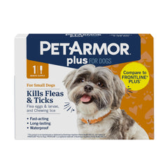 Bouteille PetArmor Plus pour petit chien prête à l'emploi.
