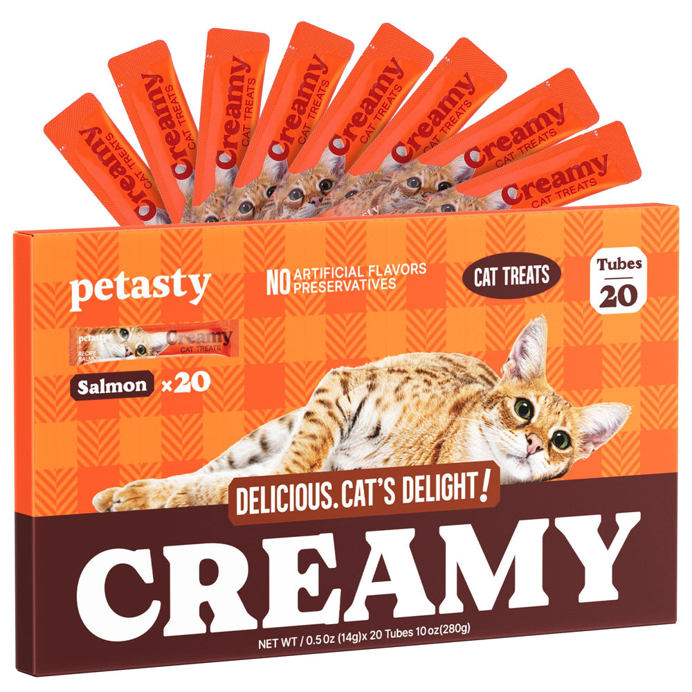 PETASTY salmón puré tubo: premio sabroso y fácil de alimentar.