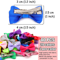 Lazo de patrón variado para perro, 20 colores disponibles.