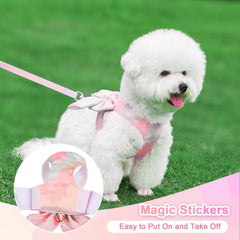 Petcare arnés malla suave rosado: suave y cómodo para caminatas.