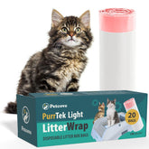 PurrTek Light de PetCove con ajuste preciso para encajar perfectamente y evitar bolsas sueltas.